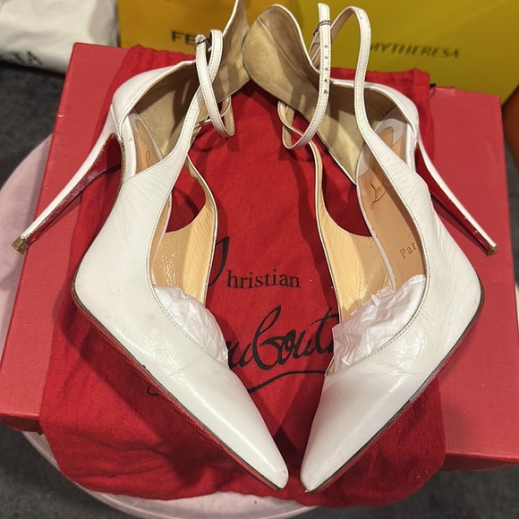 CHRISTIAN LOUBOUTIN
Mascara 100mm Leather Red Sole Pumps - Picture 6 of 6